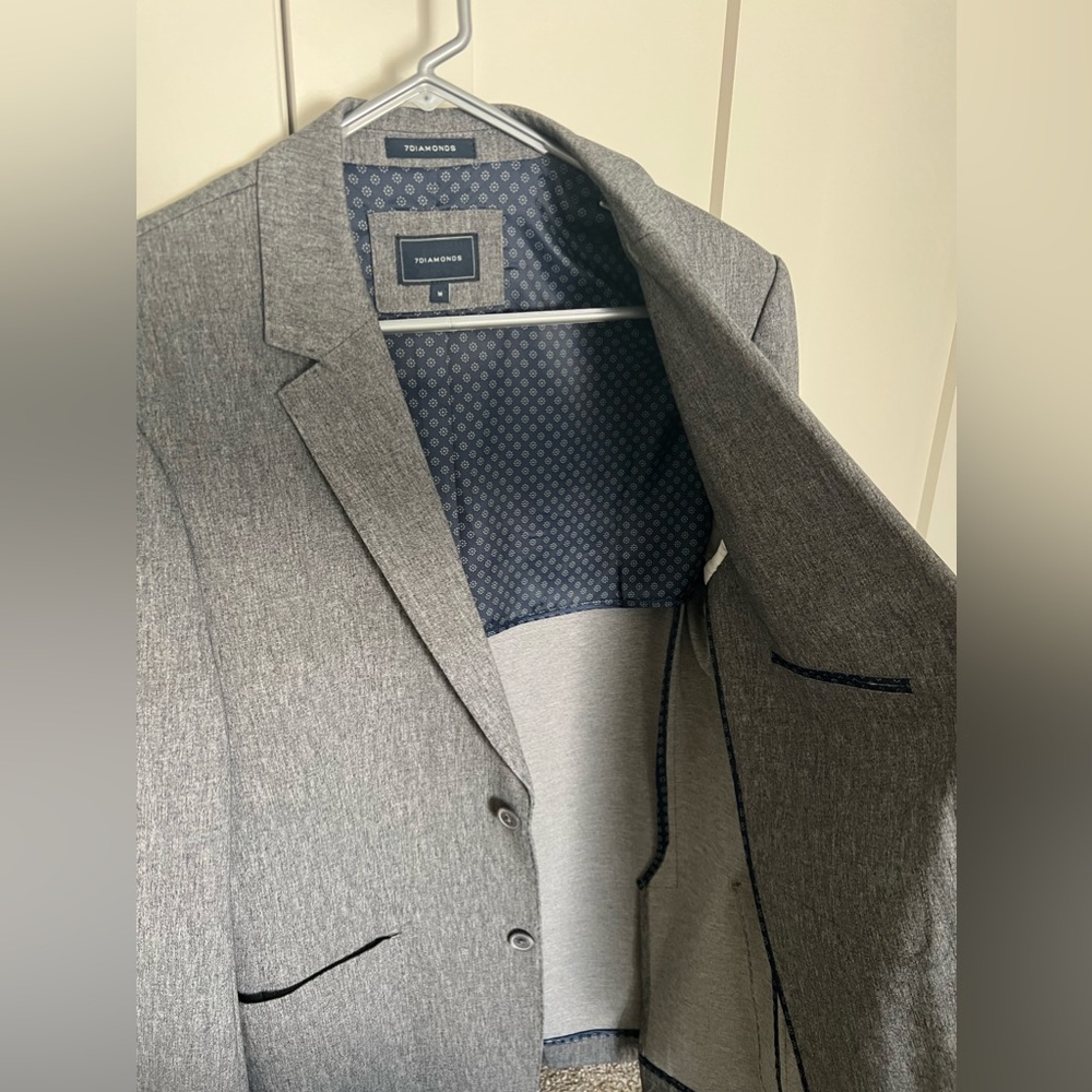 7Diamonds Grey Blazer